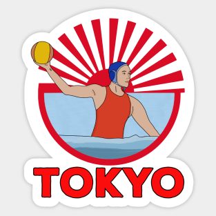 Water Polo 2020 2021 Tokyo Sticker